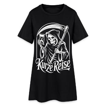 Faucheuse avec sablier – No Doubts Saying Gothic - Robe T-shirt Femme - noir - Devant