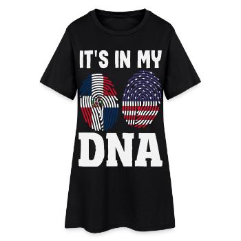 Drapeau de la République dominicaine Dom Rep Pride - Robe T-shirt Femme - noir - Devant