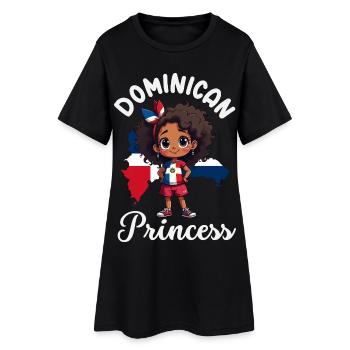Drapeau de la République dominicaine Dom Rep Pride - Robe T-shirt Femme - noir - Devant