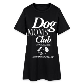 Club des mamans de chiens - Robe T-shirt Femme - noir - Devant