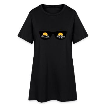 mountains - Women’s T-Shirt Dress - black - Front