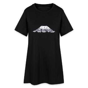 Kilimandjaro montagne Afrique cadeau - Robe T-shirt Femme - noir - Devant