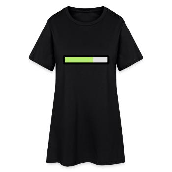 loading - Women’s T-Shirt Dress - black - Front