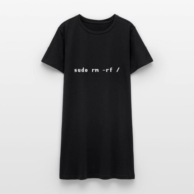 Conception drôle d'admin de Linux Robe T-shirt Femme