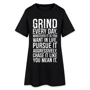Broyez chaque jour ce que vous voulez dans la vie - Robe T-shirt Femme - noir - Devant