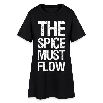 L’épice doit couler - Robe T-shirt Femme - noir - Devant