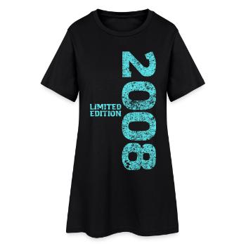 Édition limitée cadeau pour le 18e anniversaire 2008 - Robe T-shirt Femme - noir - Devant