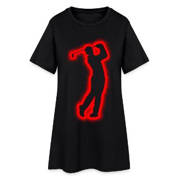 Golfeurs Golfeurs Golfeurs Garçons Golf Hommes Golf - Robe T-shirt Femme - noir - Devant