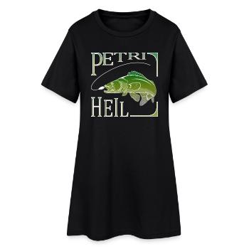 Petri Heil 5 - Robe T-shirt Femme - noir - Devant