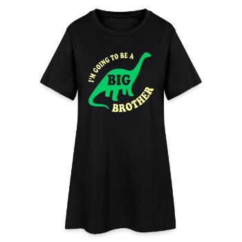 Big Brother To Be - Robe T-shirt Femme - noir - Devant