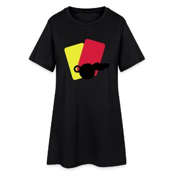 shiri equipment / referee stuff (2c) - Women’s T-Shirt Dress - black - Front