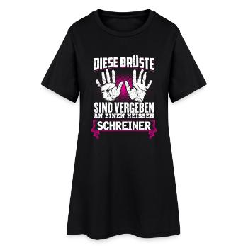 SCHREINER - Brüste - Frauen T-Shirt-Kleid - Schwarz - Vorne