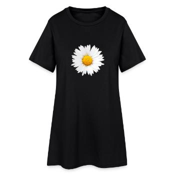 daisy - Women’s T-Shirt Dress - black - Front