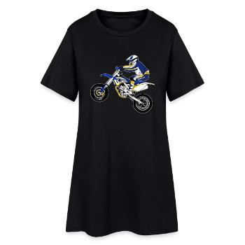 Supermoto - Supermotard - Robe T-shirt Femme - noir - Devant
