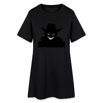 Agent XXY - Robe T-shirt Femme - noir - Devant