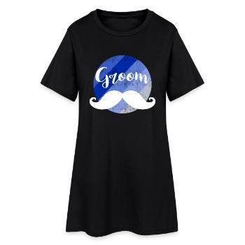 jeune marié - Robe T-shirt Femme - noir - Devant