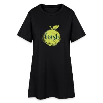 Idée de cadeau de végétarien végétarien - Robe T-shirt Femme - noir - Devant