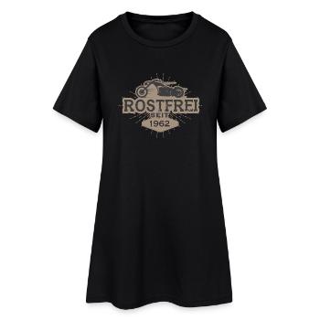 Motorrad bike geburtstag geboren ride 1962 - Frauen T-Shirt-Kleid - Schwarz - Vorne