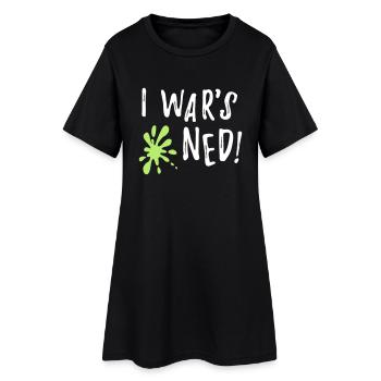 I wars ned - funny Bavarian saying gift - Women’s T-Shirt Dress - black - Front