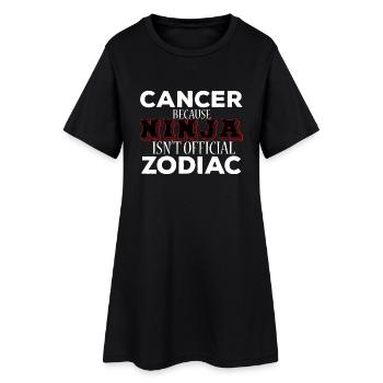 signe du zodiaque Cancer / Zodiac Cancer - Robe T-shirt Femme - noir - Devant