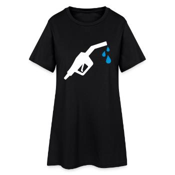 l'essence du robinet - Robe T-shirt Femme - noir - Devant