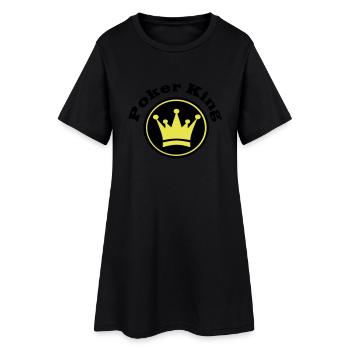 2541614 11116861 poker - Robe T-shirt Femme - noir - Devant