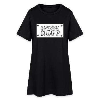 Batschkapp Schild - Frauen T-Shirt-Kleid - Schwarz - Vorne