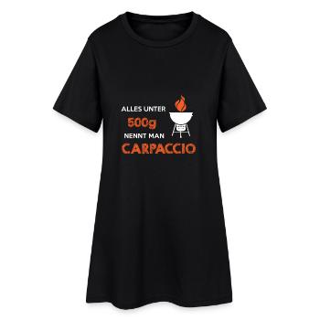 Carpaccio Grillen - Frauen T-Shirt-Kleid - Schwarz - Vorne