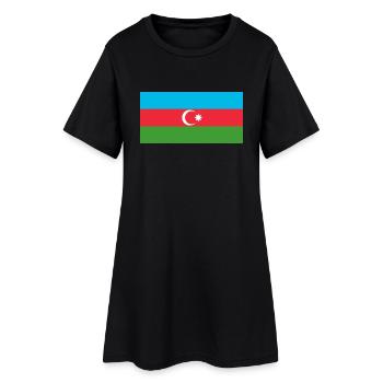 azerbaycan - Robe T-shirt Femme - noir - Devant