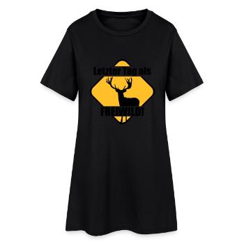 Letzter Tag als Freiwild - Frauen T-Shirt-Kleid - Schwarz - Vorne