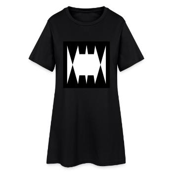 Ork Glyphe: War - Frauen T-Shirt-Kleid - Schwarz - Vorne