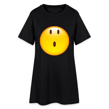 Smiley Glossy Speechless - Women’s T-Shirt Dress - black - Front