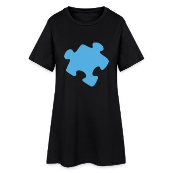 Puzzle - Women’s T-Shirt Dress - black - Front