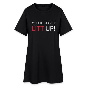 You just got Litt up - Louis Litt - Suits - Frauen T-Shirt-Kleid - Schwarz - Vorne