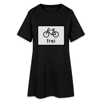 Vélos - Robe T-shirt Femme - noir - Devant