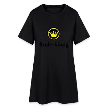 row - Women’s T-Shirt Dress - black - Front