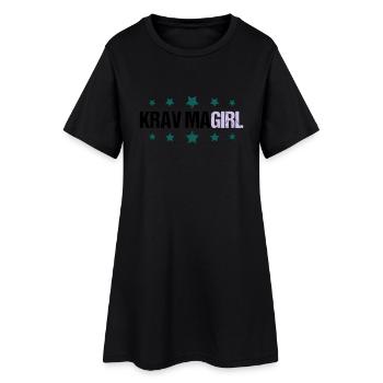 Krav Maga Girl - Robe T-shirt Femme - noir - Devant