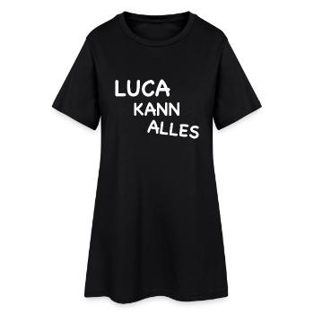 LUCA PEUT FAIRE TOUT I Luca est unique - Robe T-shirt Femme - noir - Devant