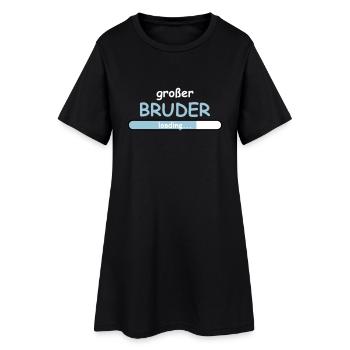 Großer Bruder - Frauen T-Shirt-Kleid - Schwarz - Vorne