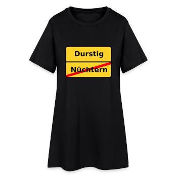 Thirsty - Women’s T-Shirt Dress - black - Front