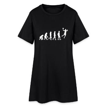 Basketball Evolution! - Robe T-shirt Femme - noir - Devant