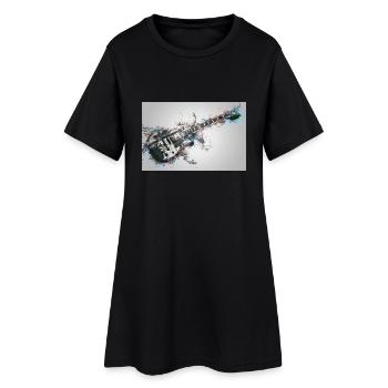 Electro Guitar - Robe T-shirt Femme - noir - Devant
