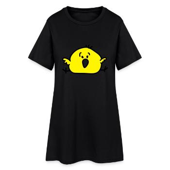 big bird - Women’s T-Shirt Dress - black - Front