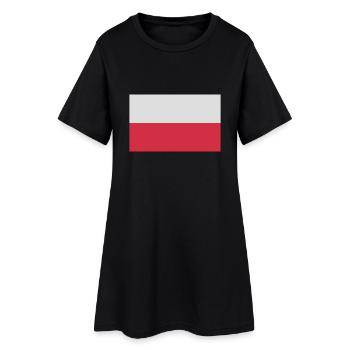polen - Robe T-shirt Femme - noir - Devant