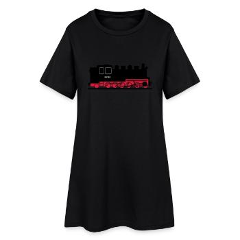 rasender roland - Frauen T-Shirt-Kleid - Schwarz - Vorne