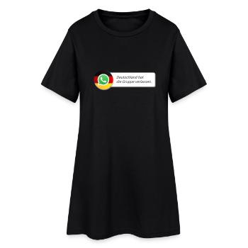L'Allemagne a quitté le groupe. - Robe T-shirt Femme - noir - Devant