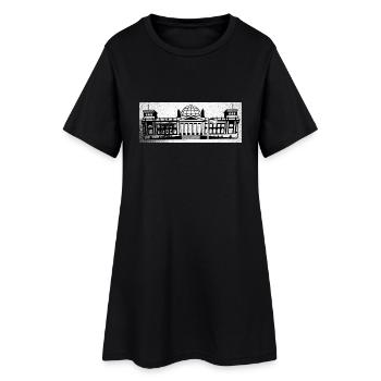 Bundestag - Robe T-shirt Femme - noir - Devant