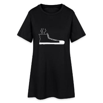 Pots de chaussures cadeau chaussures de sport de mode - Robe T-shirt Femme - noir - Devant