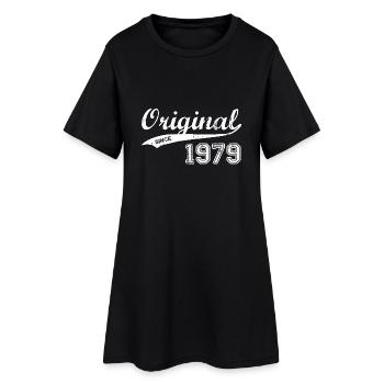 1979 - Frauen T-Shirt-Kleid - Schwarz - Vorne