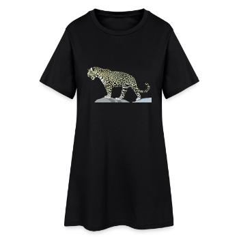 jaguar - Robe T-shirt Femme - noir - Devant